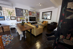 downstairs living area
